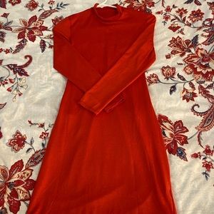 Sm Candy Apple Red Bodycon Dress